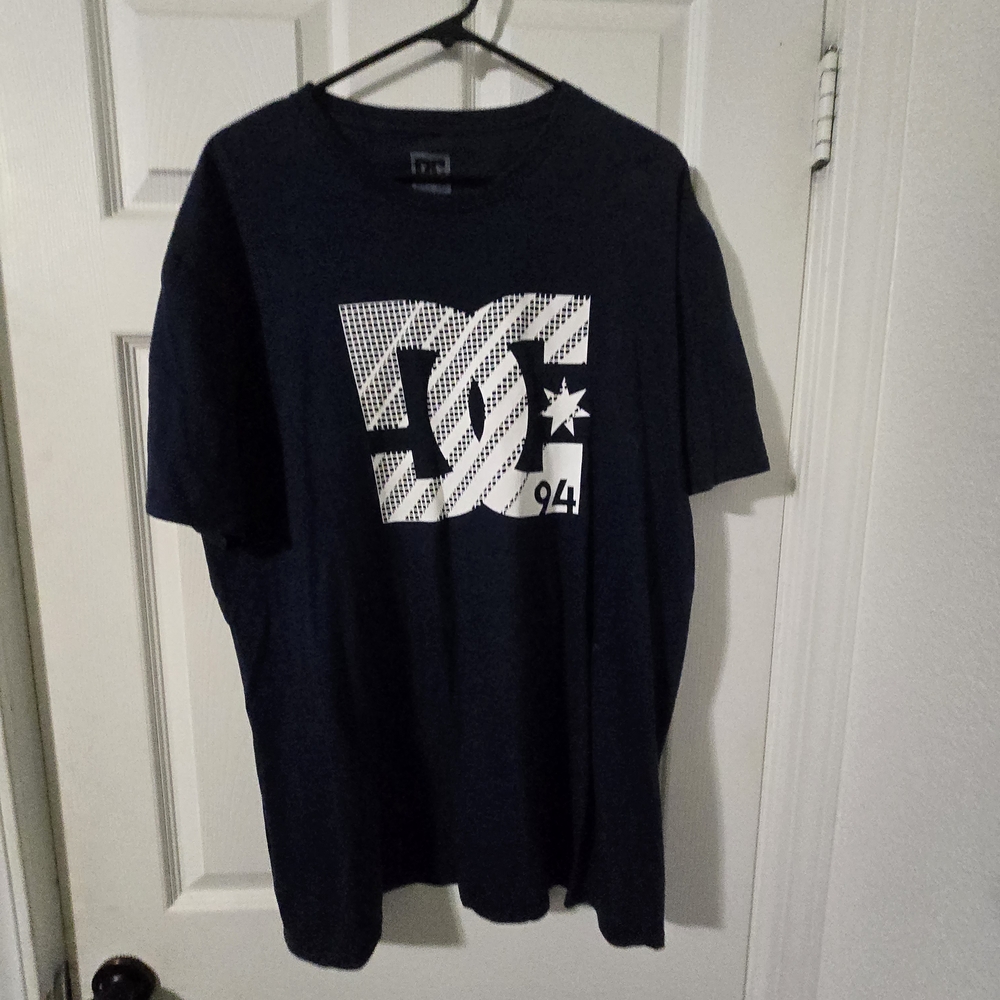 DC Blue Short Sleeve Tee Casual Skatewear